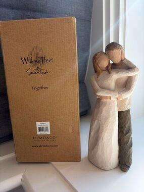Willow Tree Together Figurine in Cream and Brown